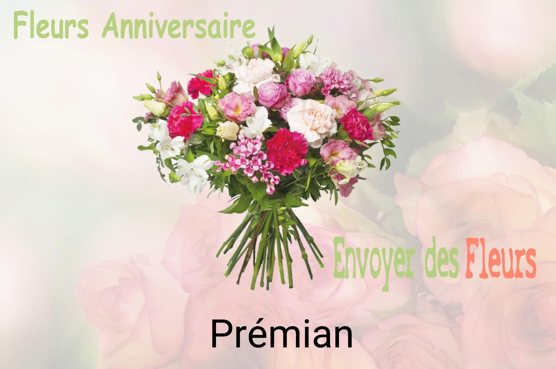 Bouquet de fleurs d’anniversaire livré à Prémian